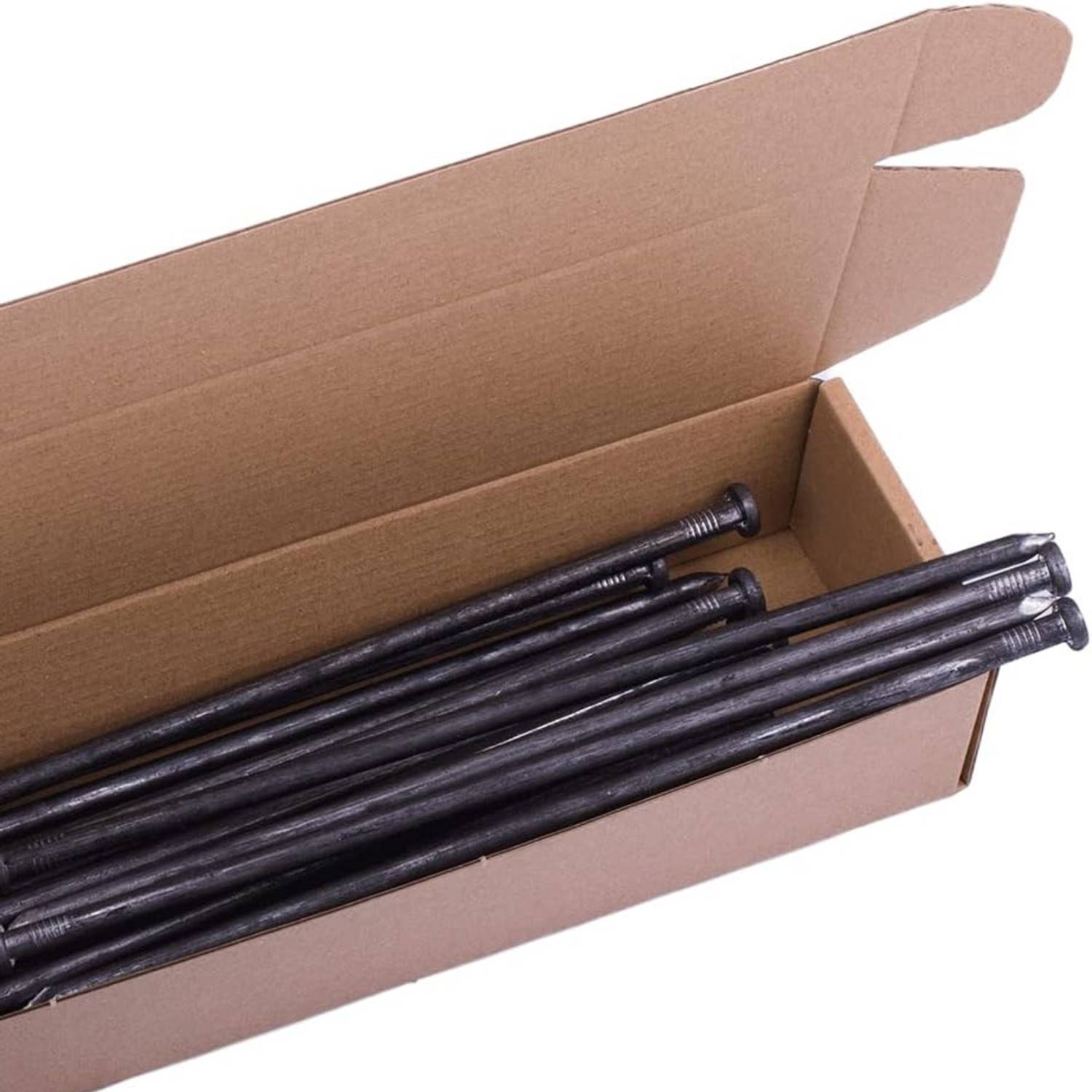 Metal landscaping spikes for anchoring garden edging