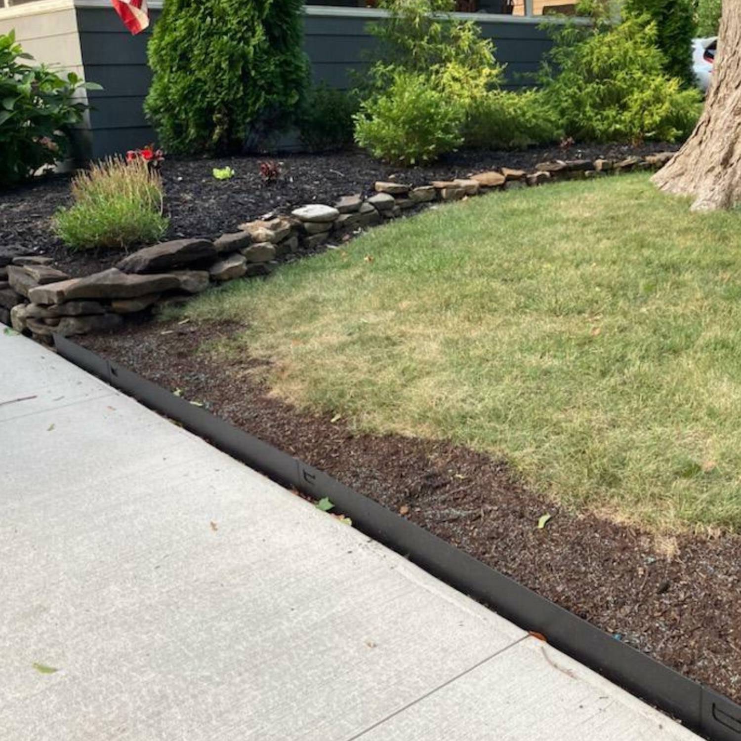 buy black steel landscape edge