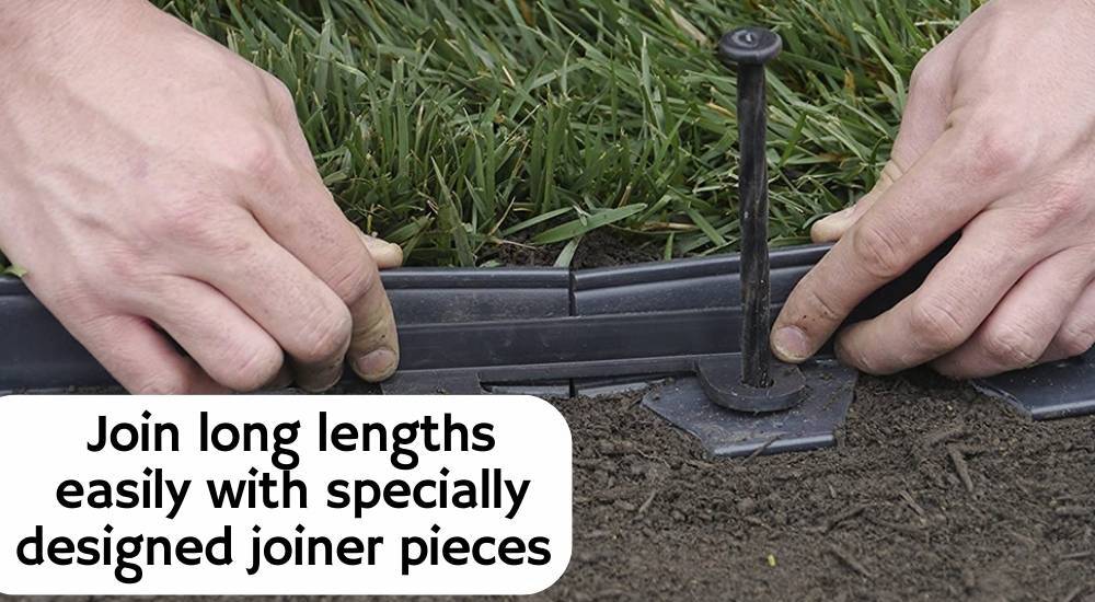 buy plastic landscape edging extra long lengths