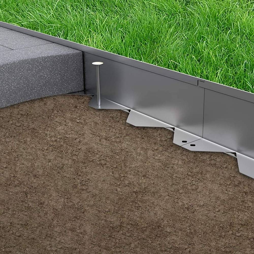 Stainless Steel Landscape Edging (50mm Face Height (per m)): image 4